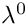 $ \lambda^0 $